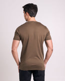 CAMISETA PIMA - GOLA RETA - VERDE